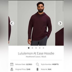Lululemon At Ease Hoodie